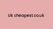 Uk-cheapest.co.uk Coupon Codes