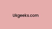 Ukgeeks.com Coupon Codes