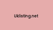Uklisting.net Coupon Codes