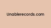 Unablerecords.com Coupon Codes