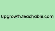Upgrowth.teachable.com Coupon Codes