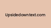 Upsidedowntext.com Coupon Codes
