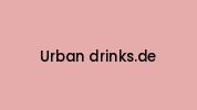 Urban-drinks.de Coupon Codes