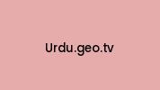 Urdu.geo.tv Coupon Codes