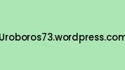 Uroboros73.wordpress.com Coupon Codes