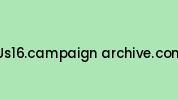 Us16.campaign-archive.com Coupon Codes