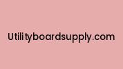 Utilityboardsupply.com Coupon Codes