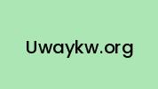 Uwaykw.org Coupon Codes