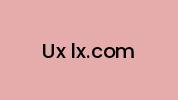 Ux-lx.com Coupon Codes