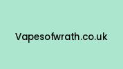 Vapesofwrath.co.uk Coupon Codes