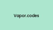 Vapor.codes Coupon Codes