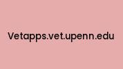 Vetapps.vet.upenn.edu Coupon Codes