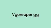Vgoreaper.gg Coupon Codes