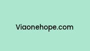 Viaonehope.com Coupon Codes