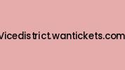 Vicedistrict.wantickets.com Coupon Codes