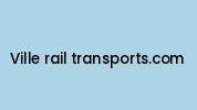 Ville-rail-transports.com Coupon Codes