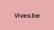 Vives.be Coupon Codes