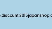 Vk5.discount.2015japanshop.com Coupon Codes