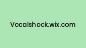 Vocalshock.wix.com Coupon Codes