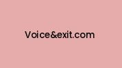 Voiceandexit.com Coupon Codes
