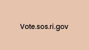 Vote.sos.ri.gov Coupon Codes