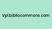 Vpl.bibliocommons.com Coupon Codes