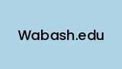 Wabash.edu Coupon Codes