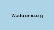 Wada-ama.org Coupon Codes