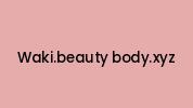 Waki.beauty-body.xyz Coupon Codes