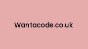 Wantacode.co.uk Coupon Codes