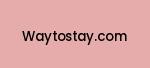 waytostay.com Coupon Codes