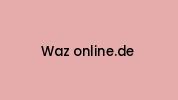 Waz-online.de Coupon Codes