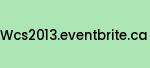 wcs2013.eventbrite.ca Coupon Codes