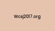 Wcsj2017.org Coupon Codes
