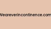 Weareverincontinence.com Coupon Codes