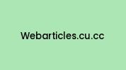Webarticles.cu.cc Coupon Codes