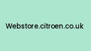 Webstore.citroen.co.uk Coupon Codes