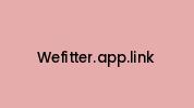 Wefitter.app.link Coupon Codes