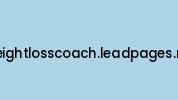 Weightlosscoach.leadpages.net Coupon Codes