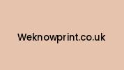 Weknowprint.co.uk Coupon Codes