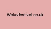 Weluvfestival.co.uk Coupon Codes