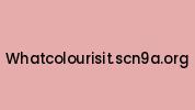 Whatcolourisit.scn9a.org Coupon Codes