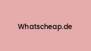 Whatscheap.de Coupon Codes