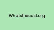 Whatsthecost.org Coupon Codes