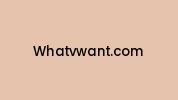 Whatvwant.com Coupon Codes