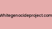 Whitegenocideproject.com Coupon Codes