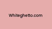 Whiteghetto.com Coupon Codes