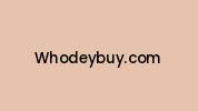 Whodeybuy.com Coupon Codes