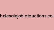 Wholesalejoblotauctions.co.uk Coupon Codes