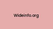 Wideinfo.org Coupon Codes